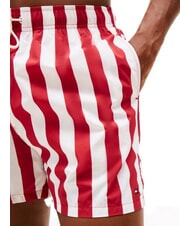 TOMMY HILFIGER TH Costume boxer a fantasia bold stripe medium red - Costumi da bagno Uomo - 3