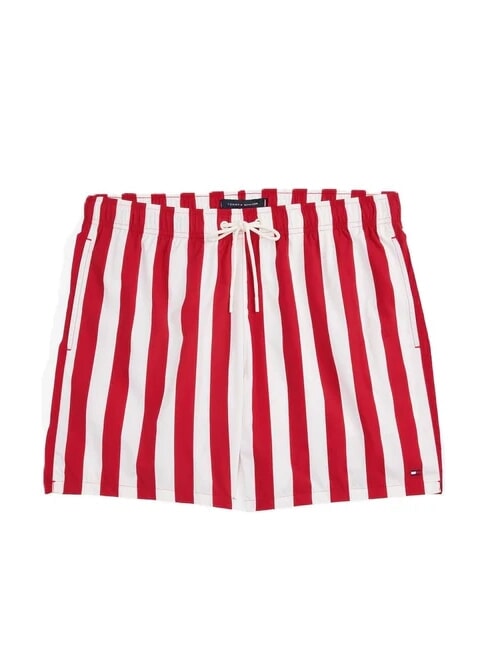 TH Costume boxer a fantasia bold stripe medium red - Costumi da bagno Uomo