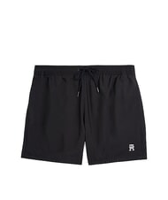 TOMMY HILFIGER TH Costume boxer monogram logo black - Costumi da bagno Uomo - 4