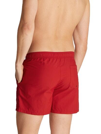 TH Costume boxer monogram logo medium red - Costumi da bagno Uomo