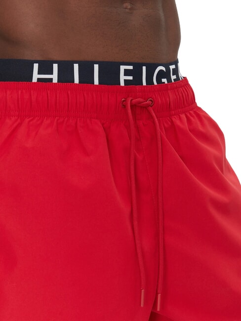 TH Costume da bagno elastico logo medium red - Costumi da bagno Uomo