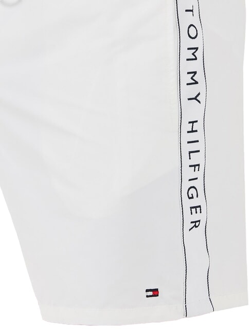 TH Boxer da bagno con logo laterale optic white - Costumi da bagno Uomo