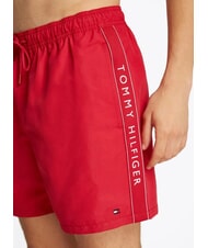 TOMMY HILFIGER TH Boxer da bagno con logo laterale medium red - Costumi da bagno Uomo - 3