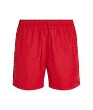 TOMMY HILFIGER TH Boxer da bagno con logo laterale medium red - Costumi da bagno Uomo - 4