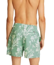 TOMMY HILFIGER TH Costume boxer a fantasia diffused logo grid green aop - Costumi da bagno Uomo - 2