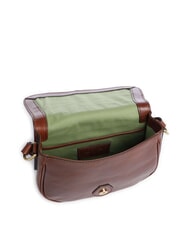 THE BRIDGE ISADORA Borsa a tracolla in pelle con flap MARRONE - Borse Donna - 4