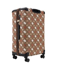 GUESS ELIETTE  Trolley Medio  latte logo/ginger - Trolley Semirigidi - 3