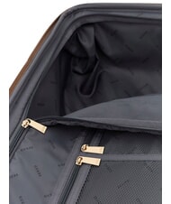 GUESS ELIETTE  Trolley Medio  latte logo/ginger - Trolley Semirigidi - 5