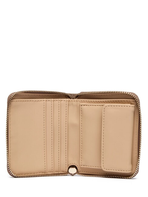 CRESIDIA 2 Portafoglio Small dark taupe logo - Portafogli Donna