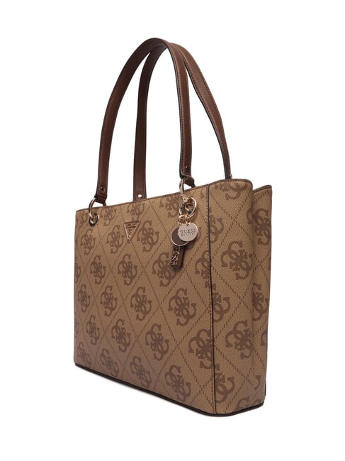 NOELLE 2 Borsa tote a spalla stampa logo 4G latte logo/brown - Borse Donna