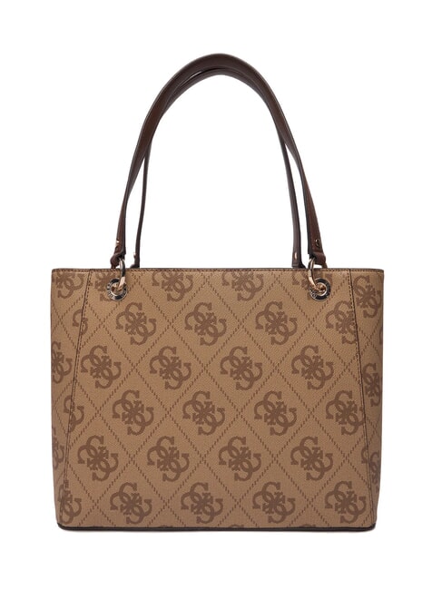 NOELLE 2 Borsa tote a spalla stampa logo 4G latte logo/brown - Borse Donna