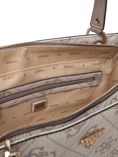 NOELLE 2 Borsa tote a spalla stampa logo 4G dark taupe logo - Borse Donna