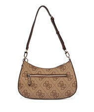 GUESS NOELLE 2 Borsa a spalla stampa logo 4G latte logo/brown - Borse Donna - 3