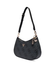 GUESS NOELLE 2 Borsa a spalla stampa logo 4G coal - Borse Donna - 2