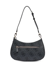 GUESS NOELLE 2 Borsa a spalla stampa logo 4G coal - Borse Donna - 3