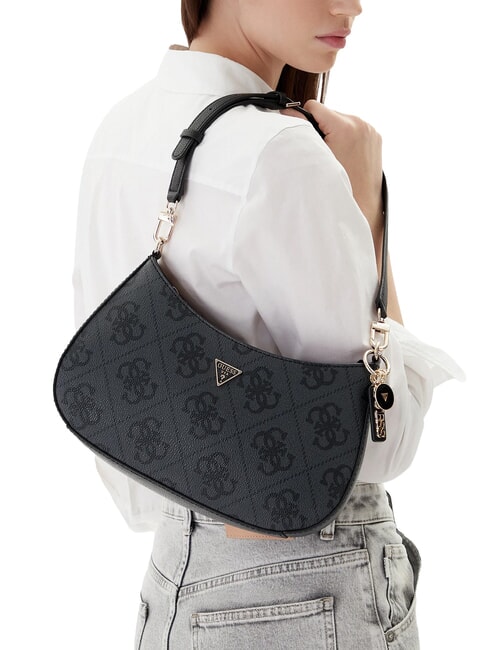 NOELLE 2 Borsa a spalla stampa logo 4G coal - Borse Donna