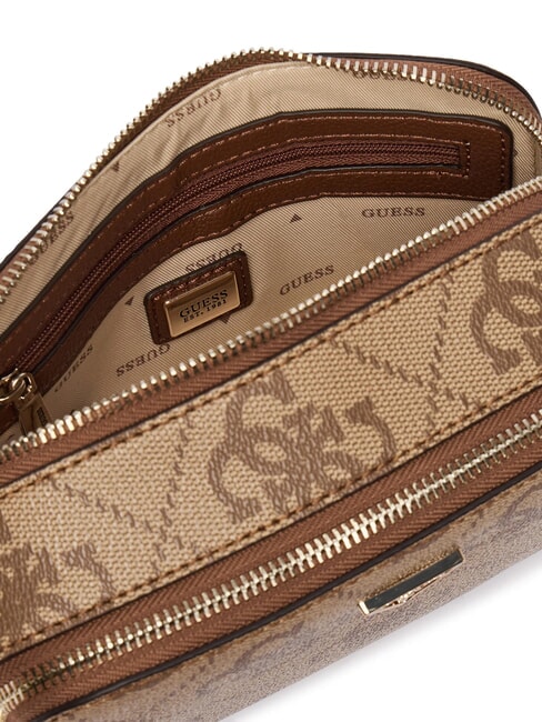 NOELLE 2 Mini Camera Bag a tracolla latte logo/brown - Borse Donna