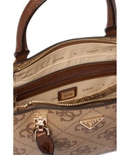 GUESS NOELLE 2 Borsa a mano, con tracolla latte logo/brown - Borse Donna - 4