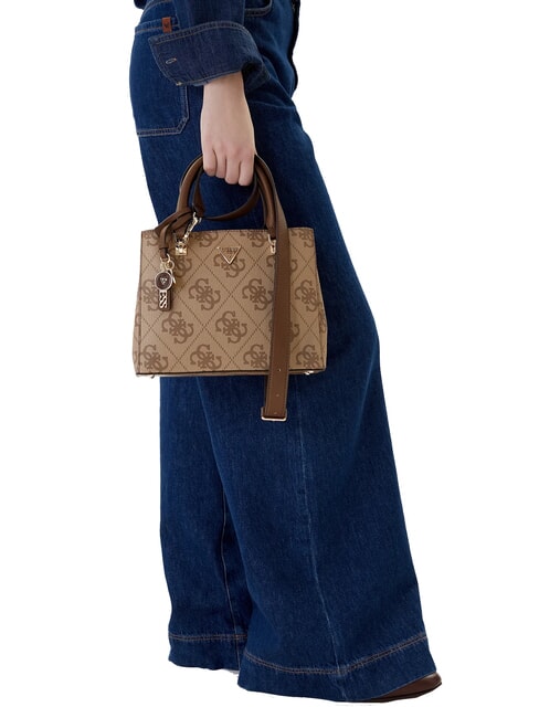 NOELLE 2 Borsa a mano, con tracolla latte logo/brown - Borse Donna