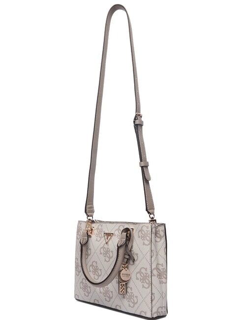 NOELLE 2 Borsa a mano, con tracolla dark taupe logo - Borse Donna