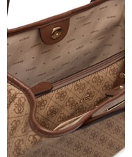 GUESS VICTTORIA 2 Shopper a spalla, con pochette latte logo/brown - Borse Donna - 5