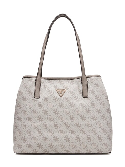 VICTTORIA 2 Shopper a spalla, con pochette dark taupe logo - Borse Donna