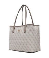 GUESS VICTTORIA 2 Shopper a spalla, con pochette dark taupe logo - Borse Donna - 3