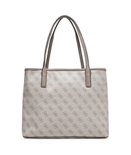 GUESS VICTTORIA 2 Shopper a spalla, con pochette dark taupe logo - Borse Donna - 4