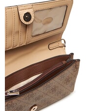 GUESS NOELLE 2 Mini Bag a tracolla latte logo/brown - Borse Donna - 4