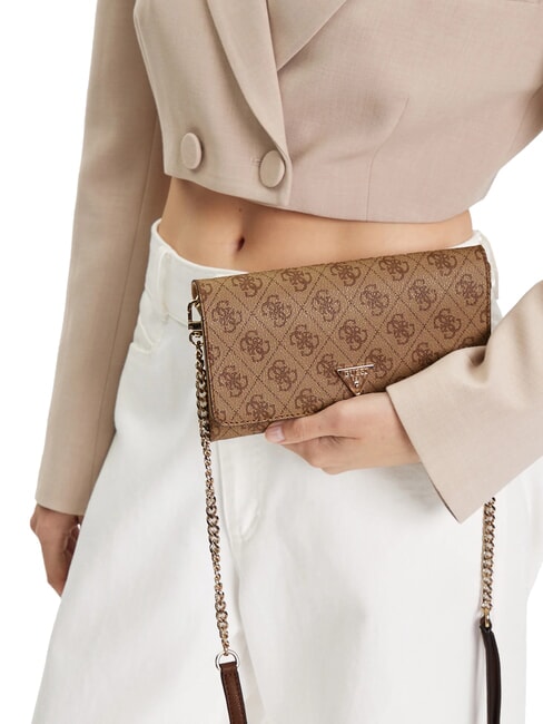 NOELLE 2 Mini Bag a tracolla latte logo/brown - Borse Donna