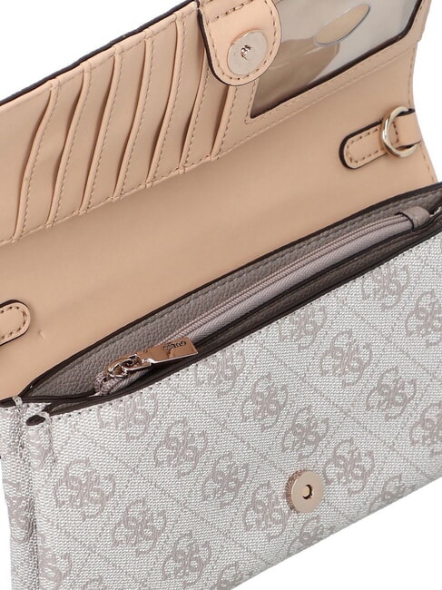 NOELLE 2 Mini Bag a tracolla dark taupe logo - Borse Donna