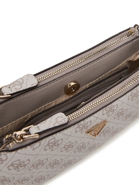 NOELLE 2 Borsa a spalla, a tracolla dark taupe logo - Borse Donna