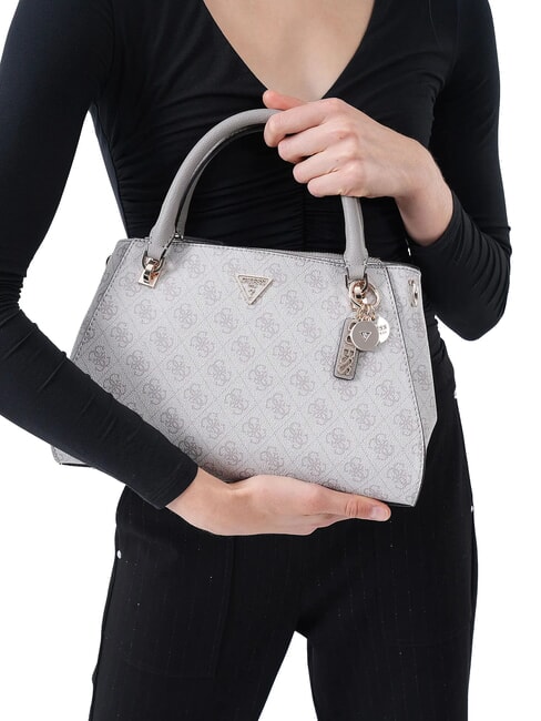 NOELLE 2 Borsa a mano, con tracolla dark taupe logo - Borse Donna