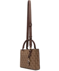 GUESS NOELLE 2 Borsetta a mano, con tracolla latte logo/brown - Borse Donna - 3