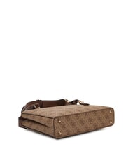 GUESS NOELLE 2 Borsetta a mano, con tracolla latte logo/brown - Borse Donna - 4