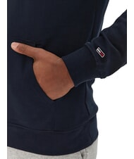 TOMMY HILFIGER TH JEANS Felpa con tasca e cappuccio dark night navy - Felpe Uomo - 4