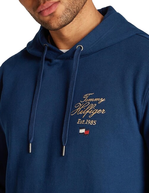 TH Felpa con cappuccio e ricamo logo night sky - Felpe Uomo