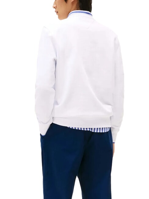 TH Felpa girocollo in cotone con stemma white - Felpe Uomo