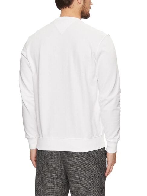 TH Felpa girocollo in cotone white - Felpe Uomo