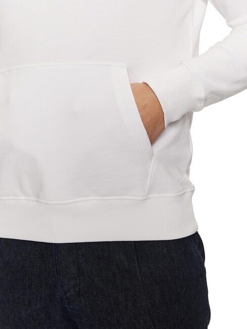 TH Felpa in cotone con cappuccio white - Felpe Uomo