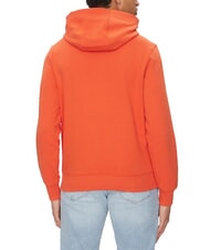 TOMMY HILFIGER TH Felpa in cotone con cappuccio brilliant orange - Felpe Uomo - 2