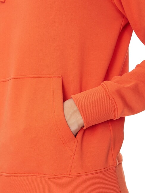 TH Felpa in cotone con cappuccio brilliant orange - Felpe Uomo