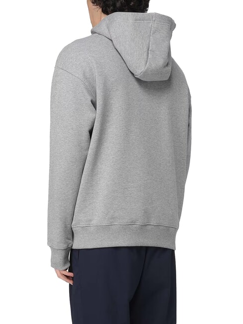TH Felpa con cappuccio e stemma medium grey heather - Felpe Uomo
