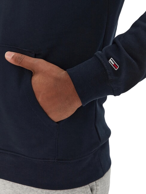 TH JEANS Felpa con tasca e cappuccio dark night navy - Felpe Uomo