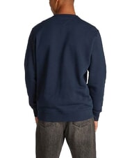 TOMMY HILFIGER TH JEANS Felpa a girocollo in cotone dark night navy - Felpe Uomo - 2