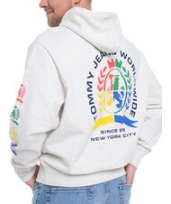 TOMMY HILFIGER TH JEANS Felpa in cotone con stampe - Felpe Uomo