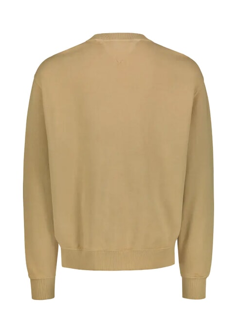 TH JEANS Felpa con logo teddy relic tan - Felpe Uomo