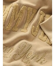 TOMMY HILFIGER TH JEANS Felpa con logo teddy relic tan - Felpe Uomo - 3