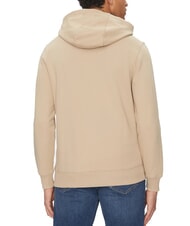 TOMMY HILFIGER TH Felpa in cotone con cappuccio sandalwood - Felpe Uomo - 2