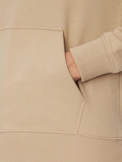 TH Felpa in cotone con cappuccio sandalwood - Felpe Uomo